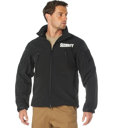 Amazon.com: Rothco Spec Ops Soft Shell Security Jacket, Black - M